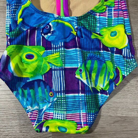 Speedo Girls Swimsuit Size 10 - Picture 2 of 12